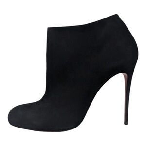 Christian Louboutin Bellísima 100 suede black bootie used